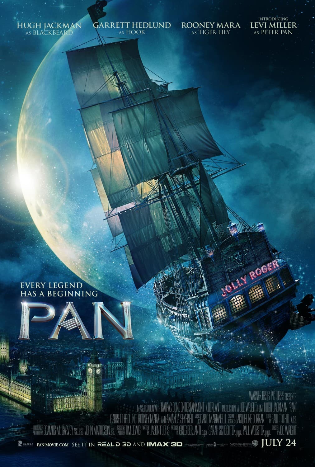 ดูหนังออนไลน์ฟรีเรื่อง Pan (2015) ปีเตอร์ แพน ดูหนังออนไลน์ HD พากย์ไทย HD