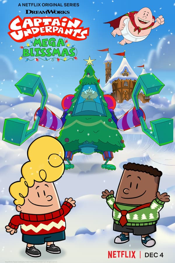 ดูหนังออนไลน์ฟรีเรื่อง Captain Underpants Mega Blissmas (2020) กัปตันกางเกงใน เมก้าบลิสมาส | Netflix ดูหนังออนไลน์ HD พากย์ไทย HD